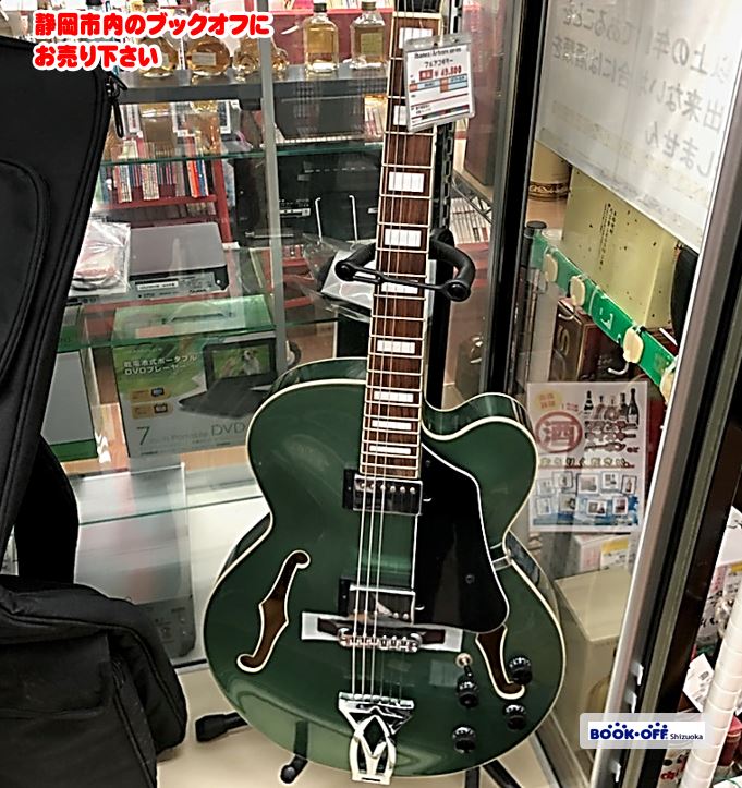 BOOKOFF清水岡町店にて Ibanez（アイバニーズ）フルアコースティックギター ARTCORE AF75-OLM をお買取り！