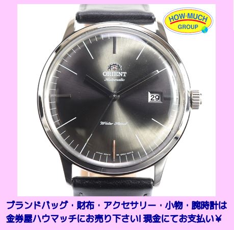 静岡市葵区街中の買取リサイクルショップ・金券ショップ金券屋ハウマッチ葵タワー地下店にてオリエント（ORIENT）バンビーノクラシック 自動巻き ER24-CO-A メンズ腕時計をお買い取り！