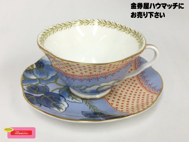 【未使用品】ウエッジウッド（ WEDGWOOD ）バタフライ ブルーム ブルー ティーカップ ＆ ソーサー をお買い取り♪