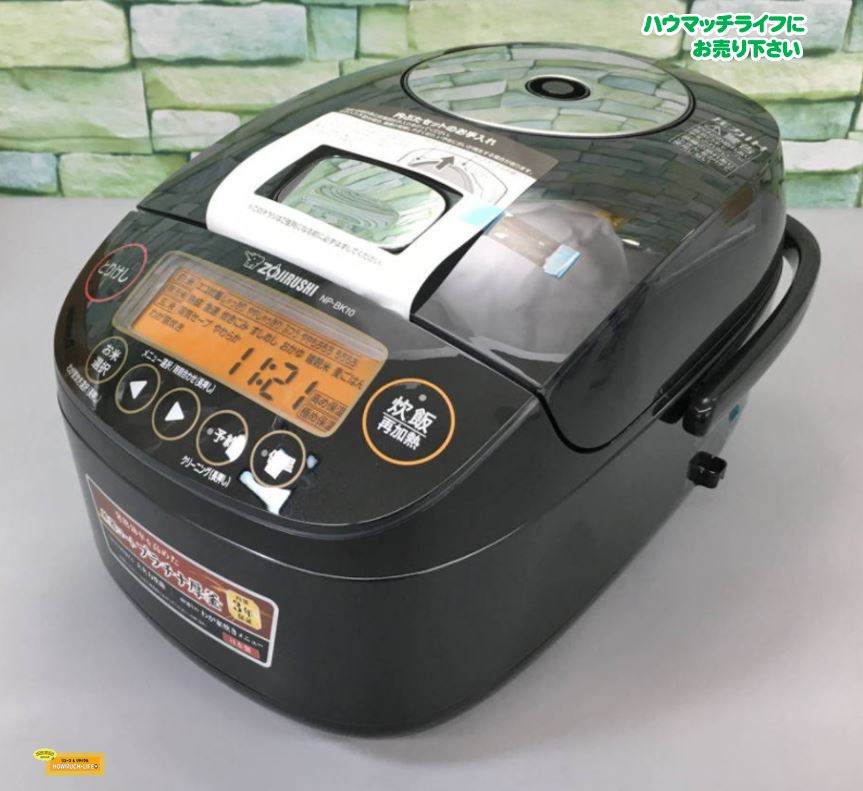 象印 NP-BK10-BA ブラック 極め炊き 圧力IH炊飯器 5.5合炊き - rehda.com