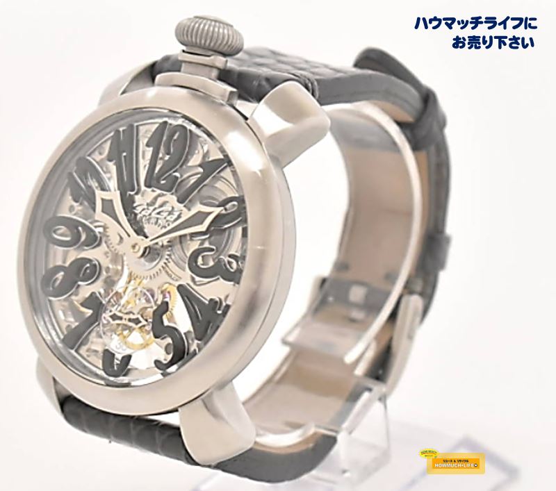 カガミラノ（ GaGa MILANO ） マヌアーレ 48mm ( N.49131 ) メンズ 手巻き腕時計 お買い取り！