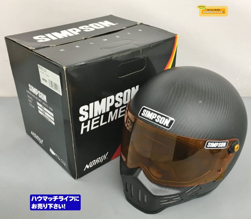 シンプソン（SIMPSON）MODEL 30 マットカーボン バイク用ヘルメット