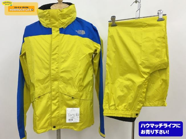 【未使用品】ノースフェイス（THE NORTH FACE）ハイベントレインテックス レインウェア ( NP14100 ) をお買い取り！