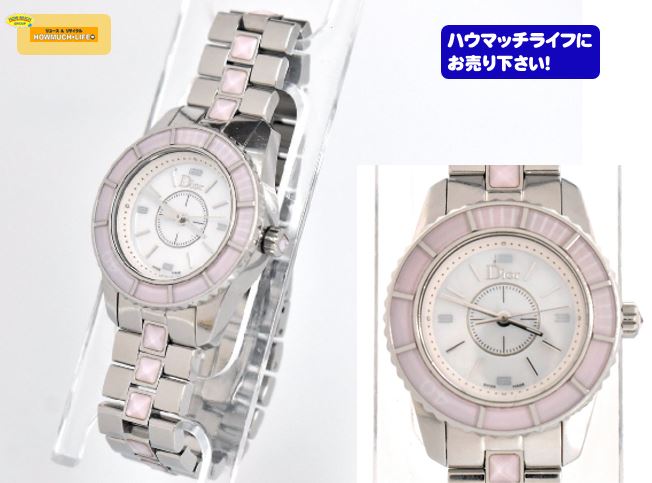 クリスチャン・ディオール (Christian Dior) サファイヤクリスタル/SS (Ref：CD112110) レディース クォーツ をお買い取り！