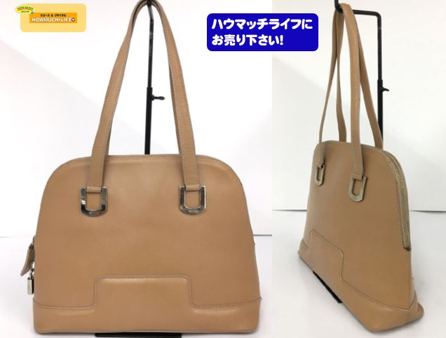 ヴァレクストラ（ Valextra ）ベージュ系 セミショルダーバッグ