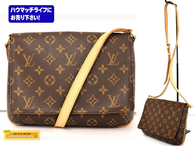 ルイヴィトン（ LOUIS VUITTON ）モノグラム・ミュゼットタンゴ ロング（M51388）ショルダーバッグ